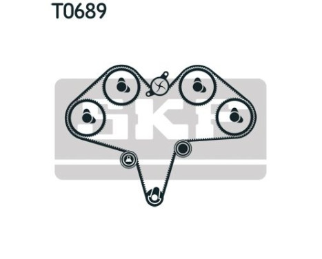 Timing Belt Set VKMA 95039 SKF, Image 2