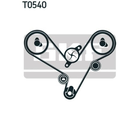 Timing Belt Set VKMA 95613 SKF, Image 2