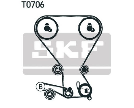 Timing Belt Set VKMA 95620 SKF, Image 2