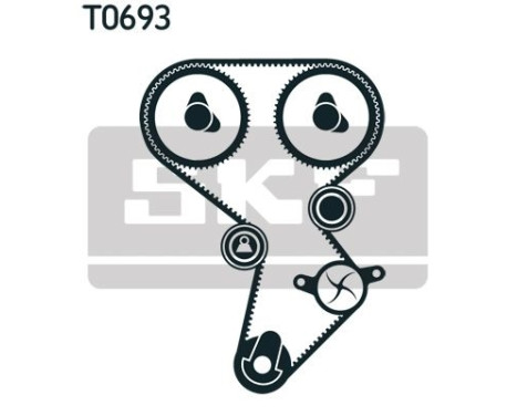 Timing Belt Set VKMA 95624 SKF, Image 4