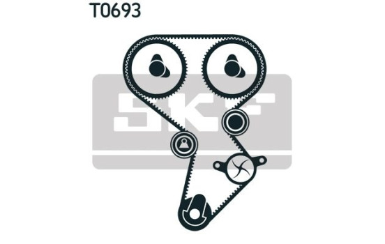 Timing Belt Set VKMA 95624 SKF, Image 4