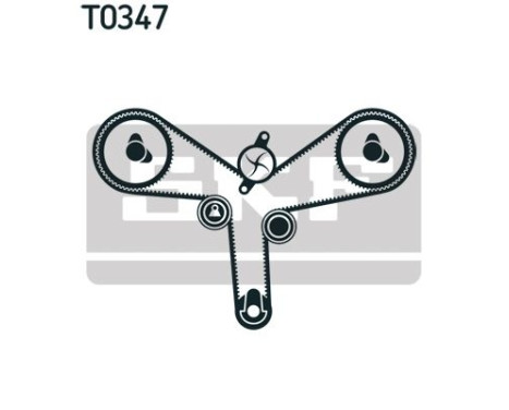 Timing Belt Set VKMA 95681 SKF, Image 2