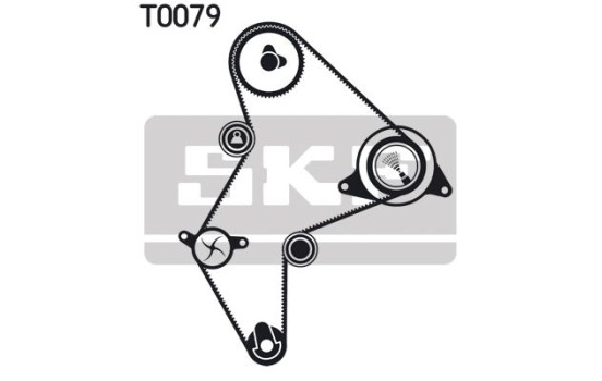 Timing Belt Set VKMA 96219 SKF, Image 2