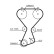 Timing belt T313 Gates, Thumbnail 2