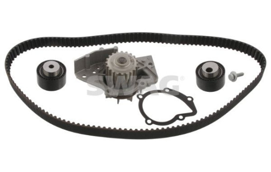 Water pump + timing belt set 33107577 Swag