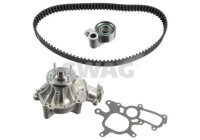 Water pump + timing belt set 33107655 Swag