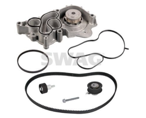 Water pump + timing belt set 33110512 Swag