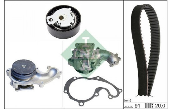 Water Pump & Timing Belt Set 530 0142 30 Ina