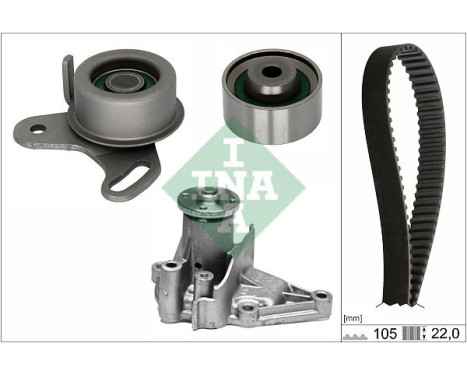 Water Pump & Timing Belt Set 530 0427 31 Ina