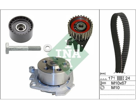 Water Pump & Timing Belt Set 530 0606 30 Ina