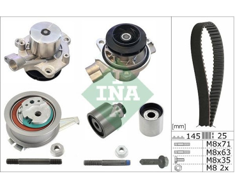 Water Pump & Timing Belt Set 530 0650 31 Ina