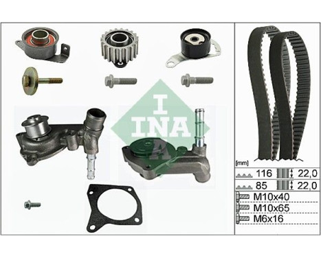 Water Pump & Timing Belt Set 530010430 Ina