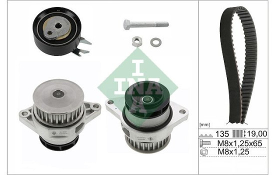 Water Pump & Timing Belt Set 530016630 Ina