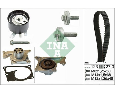 Water Pump & Timing Belt Set 530019732 Ina