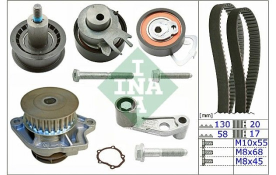 Water Pump & Timing Belt Set 530036030 Ina