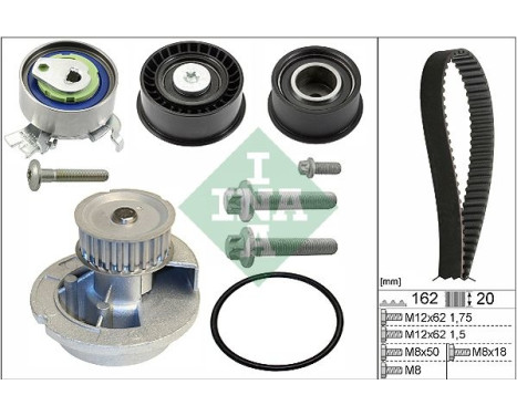 Water Pump & Timing Belt Set 530044331 Ina