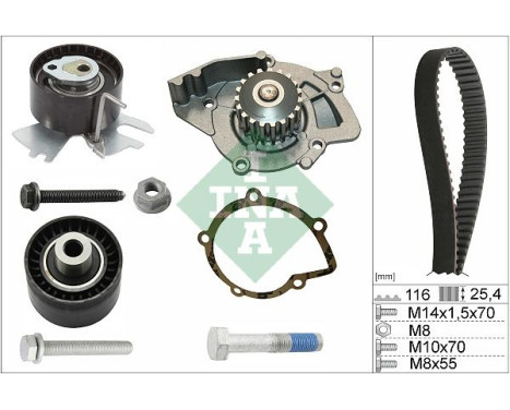 Water Pump & Timing Belt Set 530055831 Ina