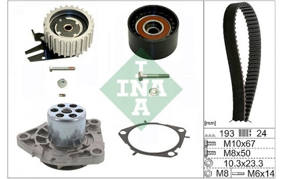 Water Pump & Timing Belt Set 530056130 Ina