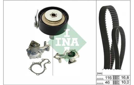 Water pump + timing belt set 530084130 Ina