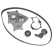 Water Pump & Timing Belt Set ADT373751 Blue Print