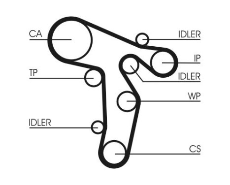 Water Pump & Timing Belt Set CT1139WP6 Contitech, Image 7