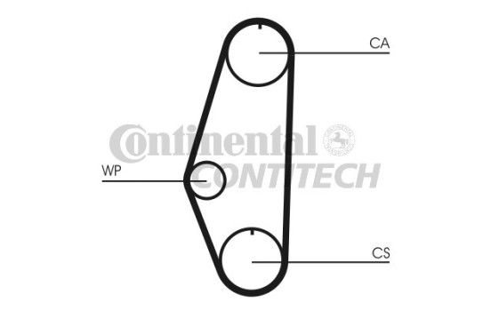 Water Pump & Timing Belt Set CT629WP1 Contitech, Image 3