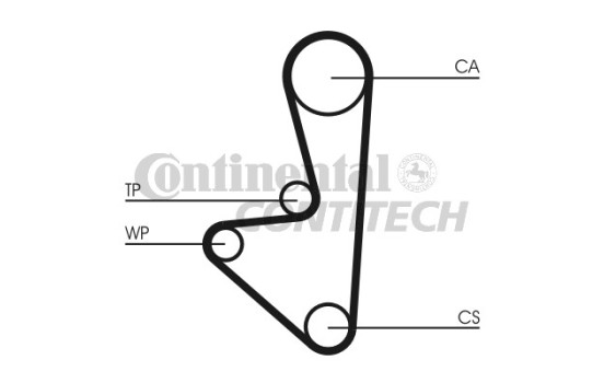 Water Pump & Timing Belt Set CT718WP1 Contitech, Image 4