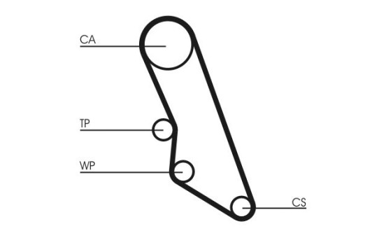 Water Pump & Timing Belt Set CT865WP1 Contitech, Image 2