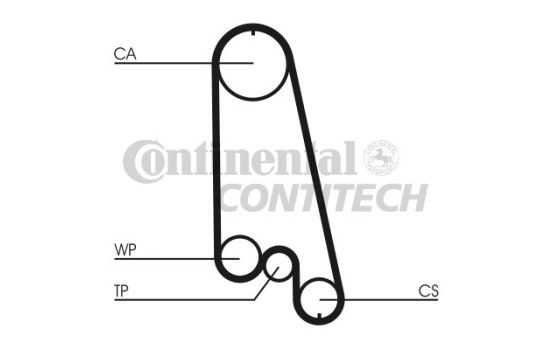 Water Pump & Timing Belt Set CT874WP1 Contitech, Image 2