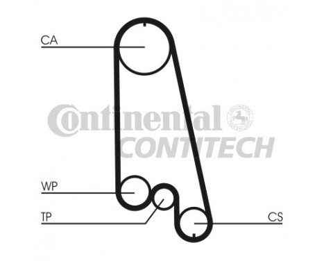 Water Pump & Timing Belt Set CT874WP5 Contitech, Image 2
