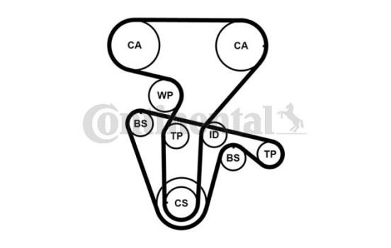 Water Pump & Timing Belt Set CT877WP4PRO Contitech