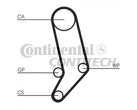 Water Pump & Timing Belt Set CT939WP4 Contitech, Image 2