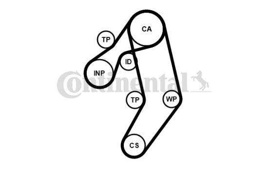 Water Pump & Timing Belt Set CT939WP9PRO Contitech
