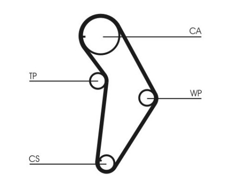 Water Pump & Timing Belt Set CT973WP1 Contitech, Image 6