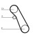 Water Pump & Timing Belt Set CT983WP1 Contitech, Thumbnail 2
