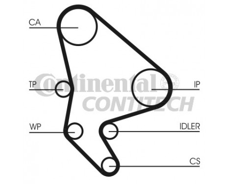 Water Pump & Timing Belt Set CT987WP2 Contitech, Image 2