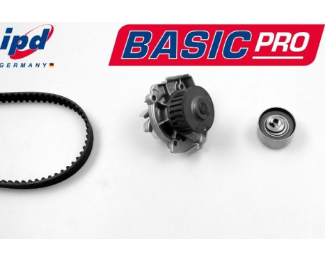 Water pump + timing belt set IPD BASIC-PRO K62078 Hepu