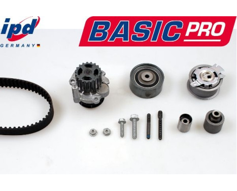 Water pump + timing belt set IPD BASIC-PRO K62081 Hepu