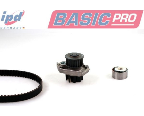 Water pump + timing belt set IPD BASIC-PRO K62084 Hepu