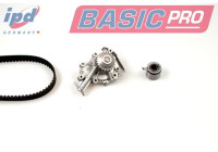 Water pump + timing belt set IPD BASIC-PRO K62086 Hepu