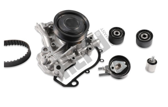 Water pump + timing belt set PK03860 Hepu