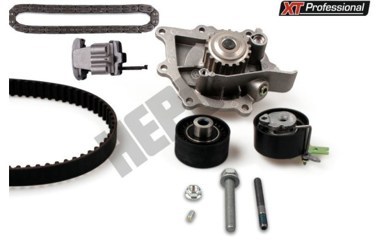 Water pump + timing belt set PK08070XT Hepu