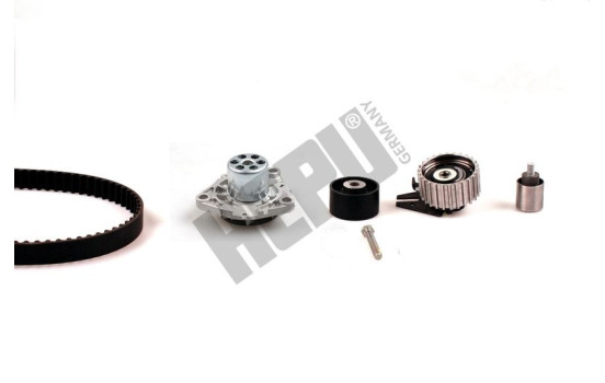 Water pump + timing belt set PK10898 Hepu