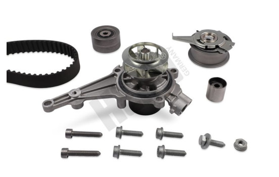 Water pump + timing belt set PK55020M Hepu