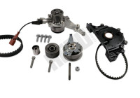 Water pump + timing belt set PK55021 Hepu