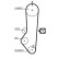 Water Pump & Timing Belt Set PowerGrip® KP15225XS-1 Gates, Thumbnail 4