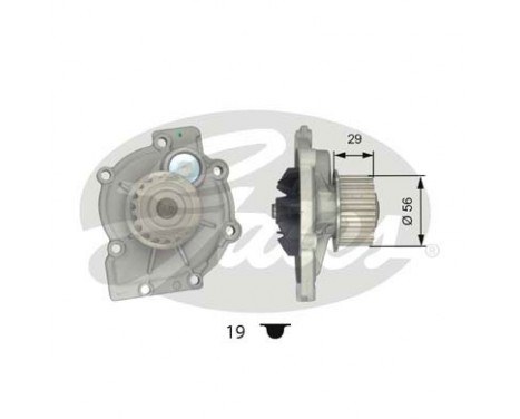 Water Pump & Timing Belt Set PowerGrip® KP15378XS Gates