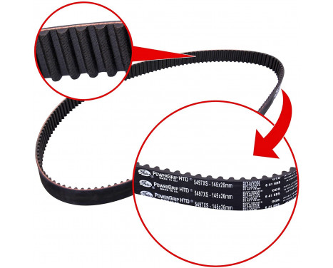 Water Pump & Timing Belt Set PowerGrip® KP15497XS Gates, Image 6