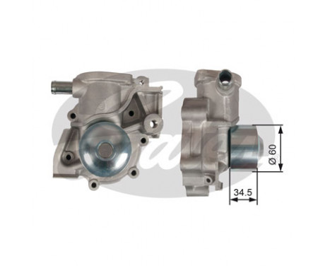 Water Pump & Timing Belt Set PowerGrip® KP15537XS-3 Gates