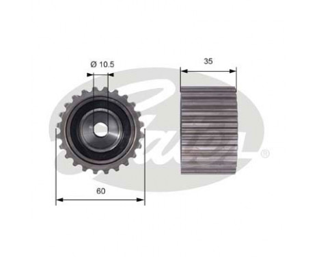 Water Pump & Timing Belt Set PowerGrip® KP15537XS-3 Gates, Image 2